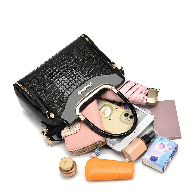 Satin Golden Handbag