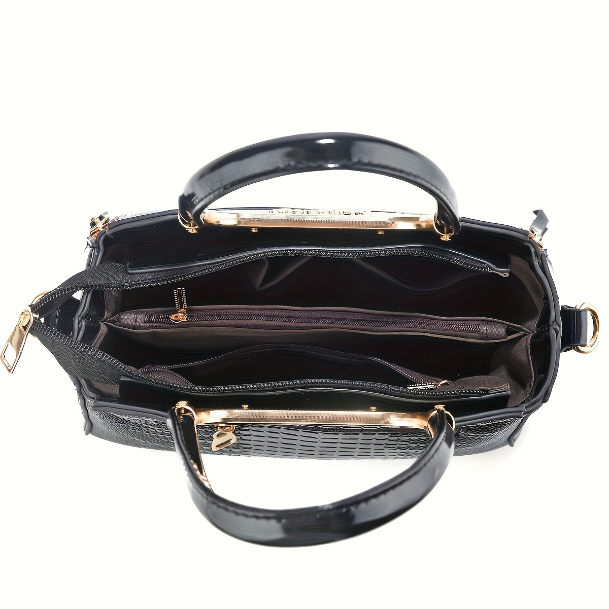 Satin Golden Handbag