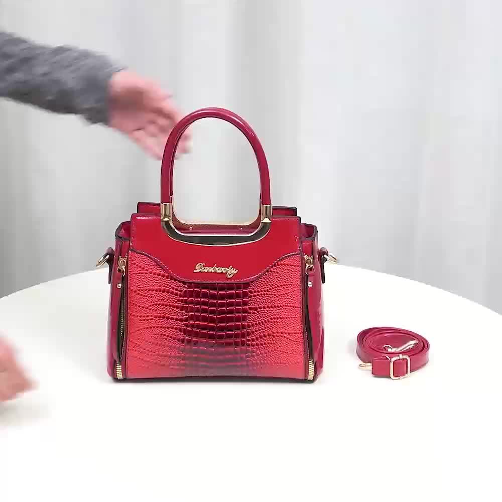 Satin Golden Handbag