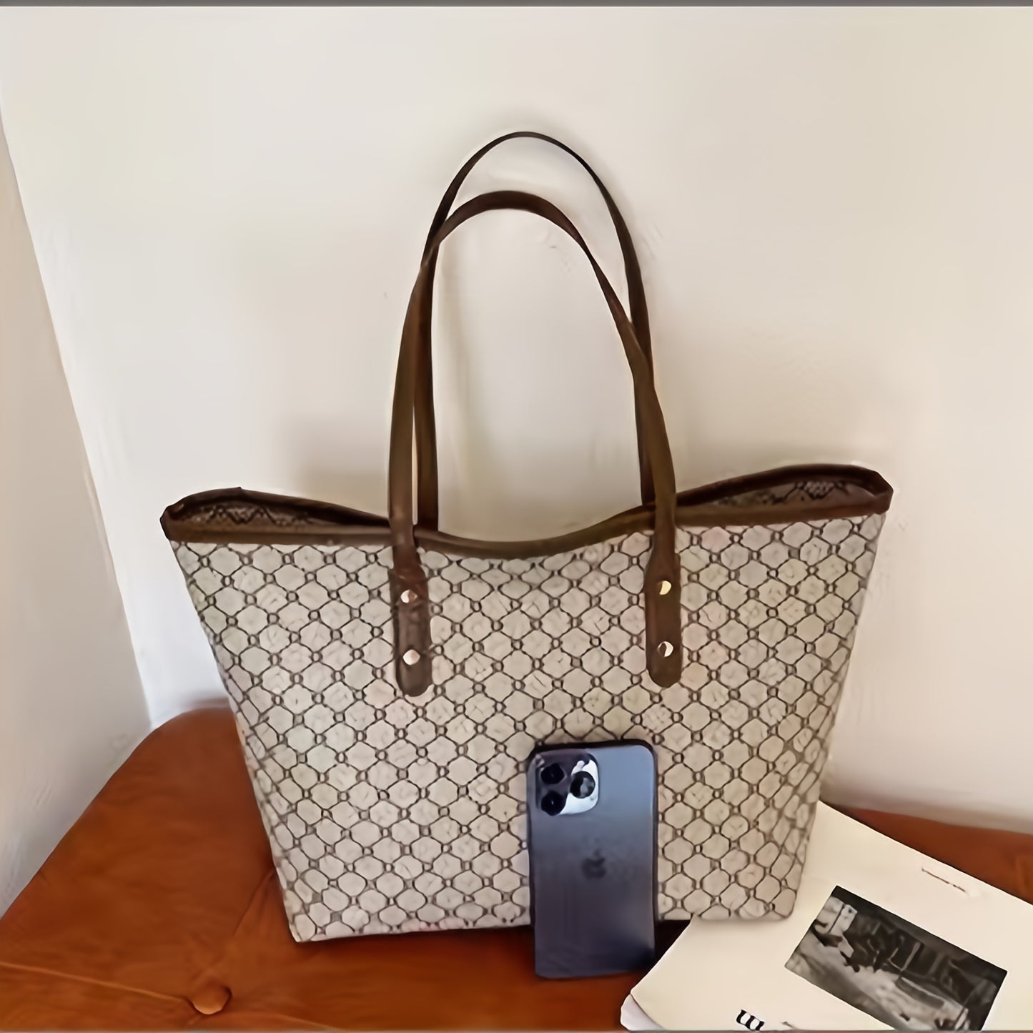 Luxe Golden Tote