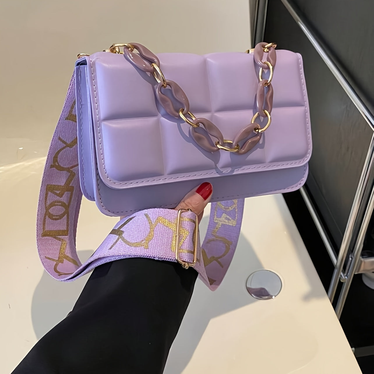 Luxe Golden Bag