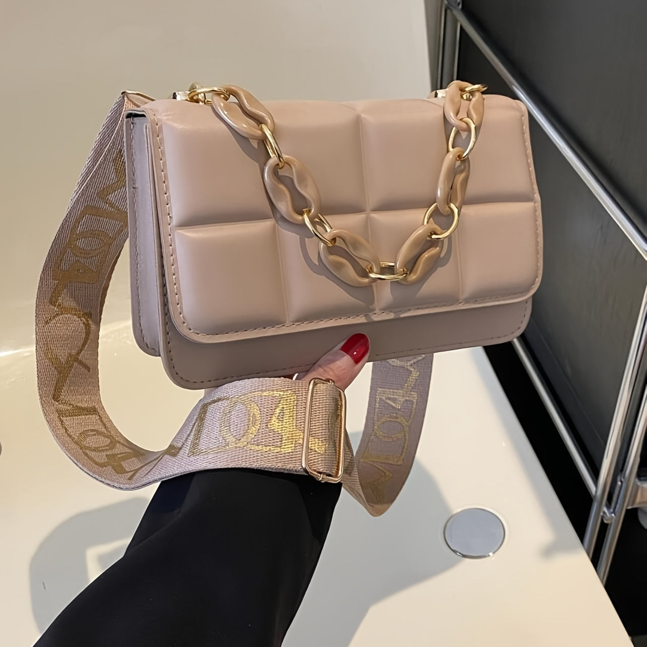 Luxe Golden Bag