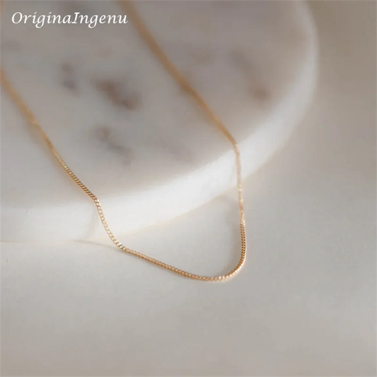 14K Gold Filled Liquid Chain