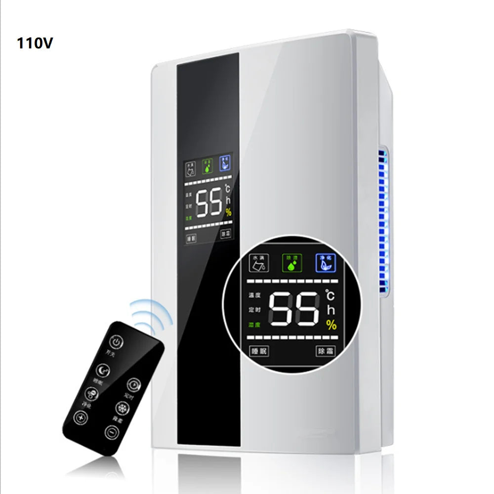 2200Ml Intelligent Remote Dehumidifier 110V