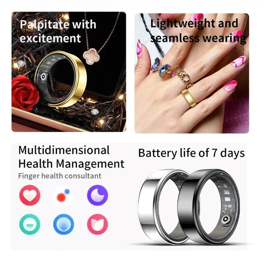 Smart Rings Steps Heart Rate