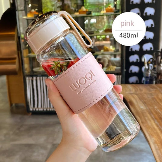 340Ml 480Ml Portable Glass Bottle