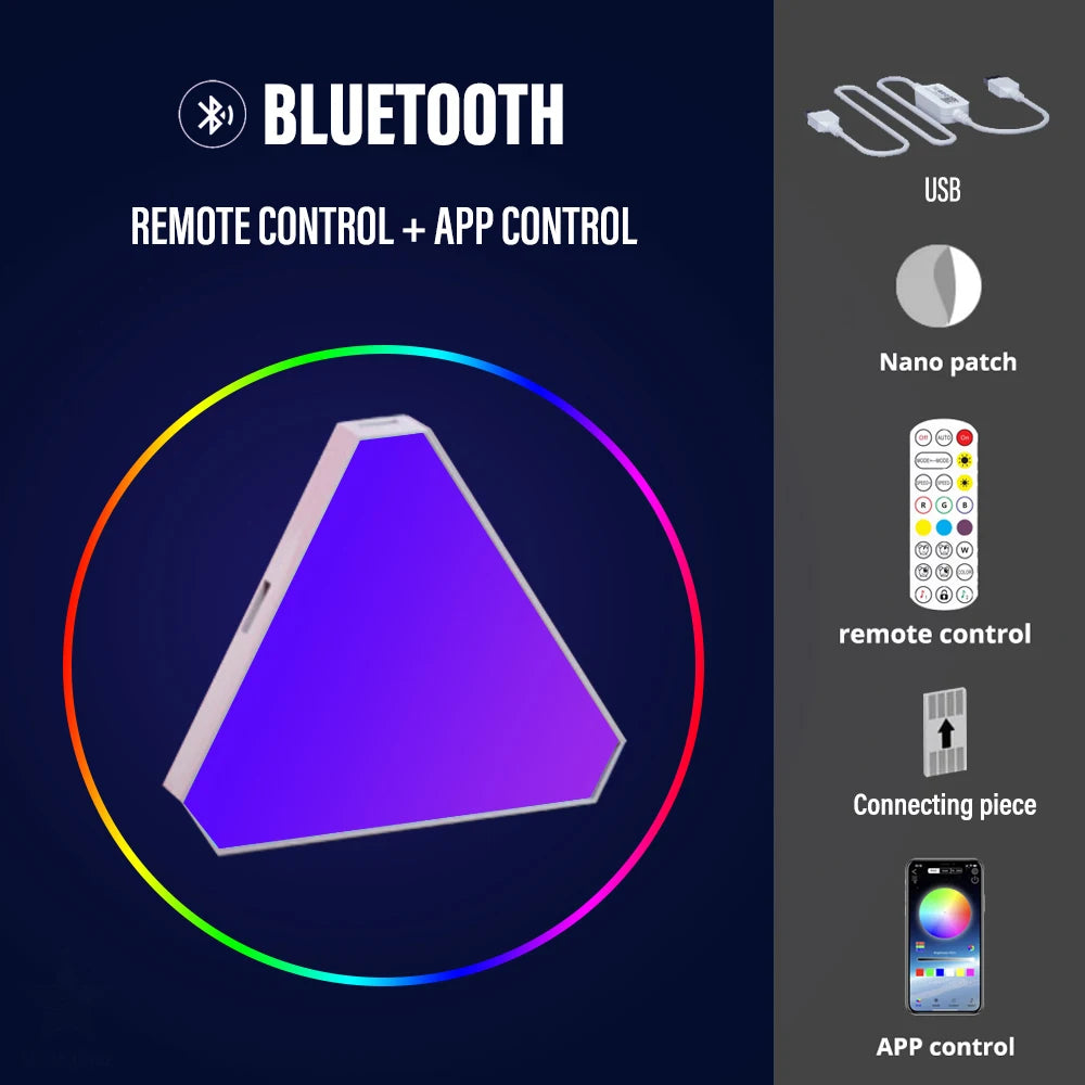 Led Smart Wifi Triangle Wall