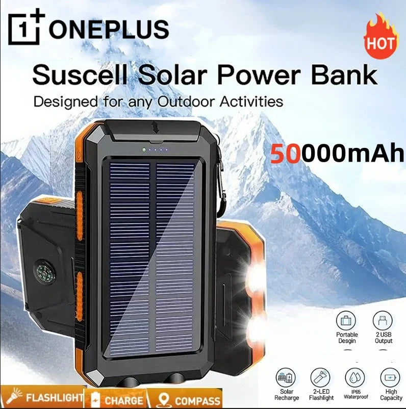 Oneplus 50000Mah Solar Power Portable