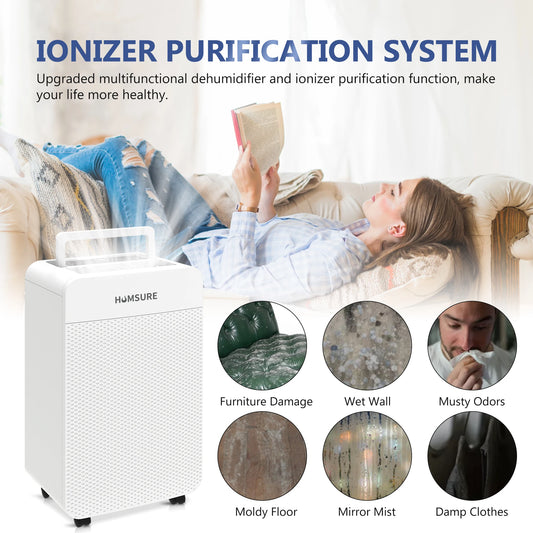Humsure Electric Dehumidifier 25L 24H