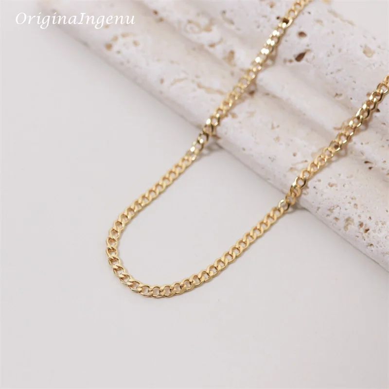 14K Gold Filled Curb Chain