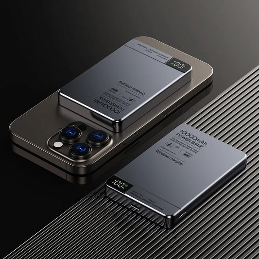 10000Mah Power Magnetic Qi Wireless