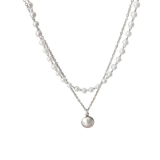 Pearl Dainty Adjustable Double Layer