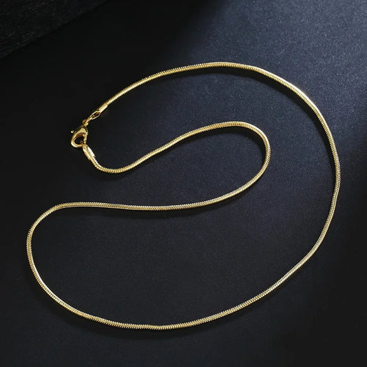 Alizero 18K Gold 2Mm Snake
