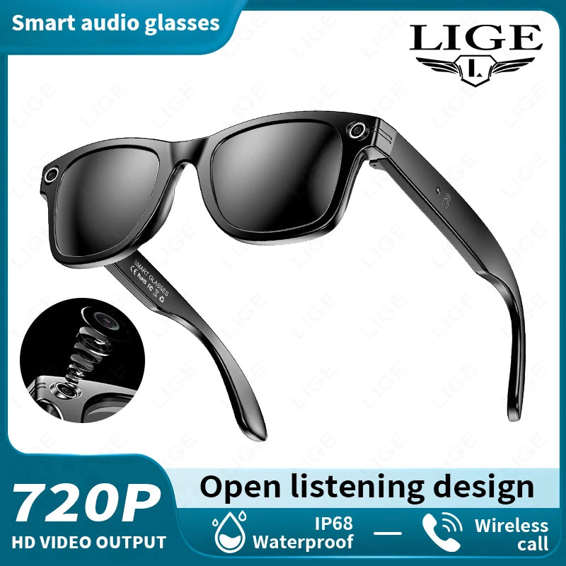 Lige Camera Smart Sunglasses Video