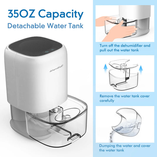 1000Ml Air Dehumidifier For Bedroom