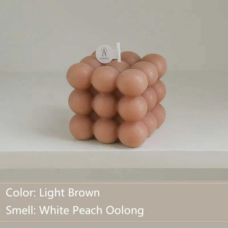 Ins Bubble Cube Shaped Candle