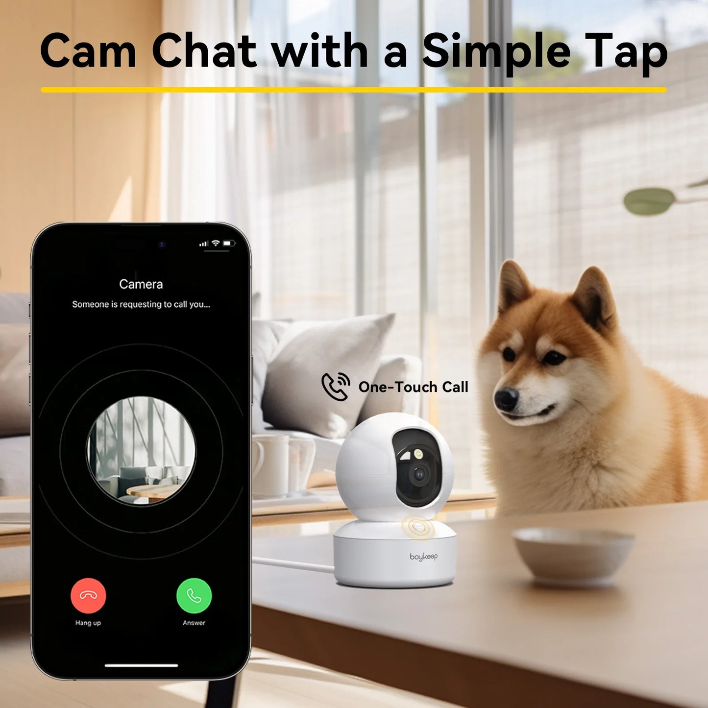 Boykeep Smart Camera 2K Security