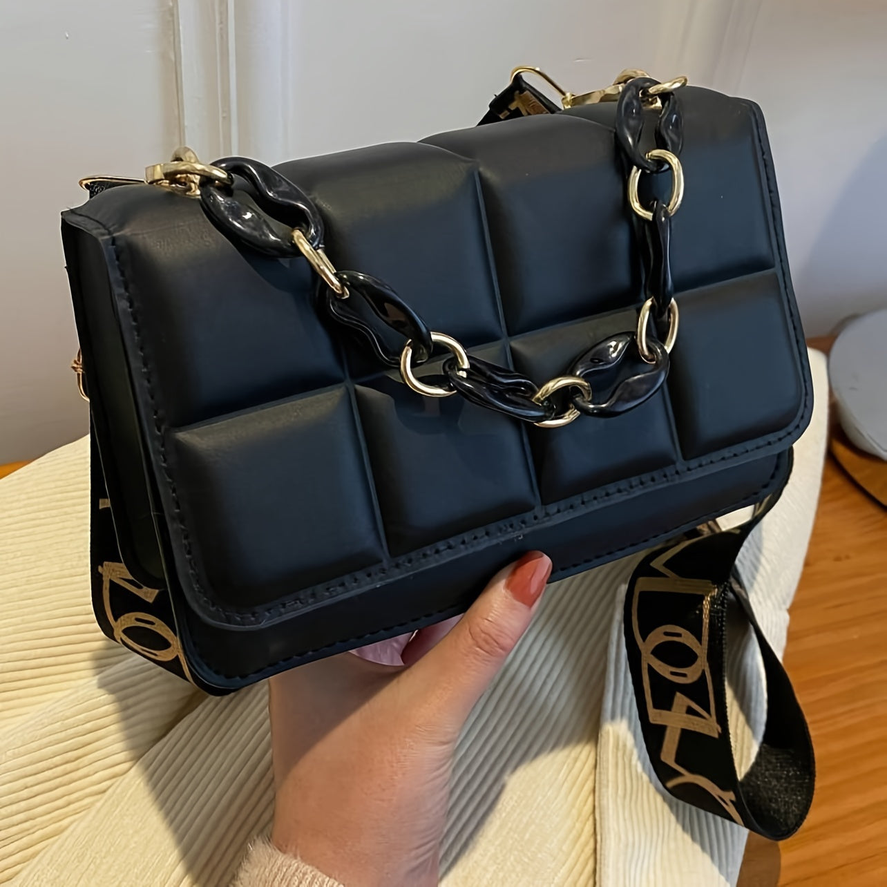 Luxe Golden Bag