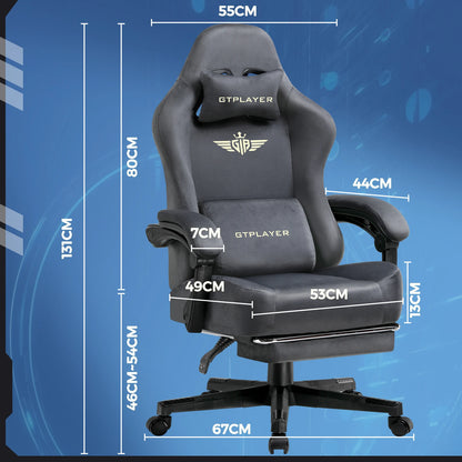 Gtplayer Fabric Gaming Chair Ergonomic