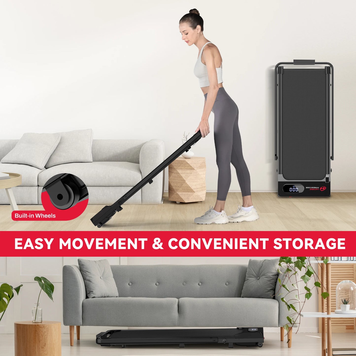 Bigzzia Walking Pad Treadmill 3