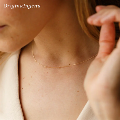 14K Gold Filled Liquid Chain