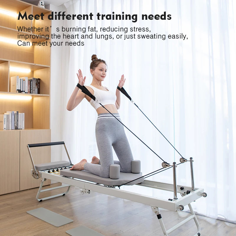 Large Folding Pilates Reformer Equipment