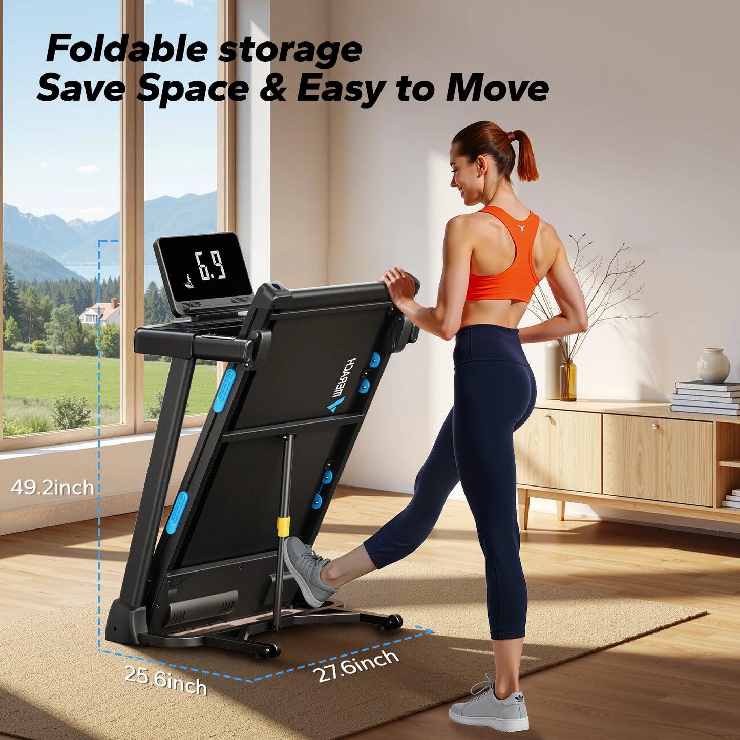 Merach Foldable Treadmill T12 Incline