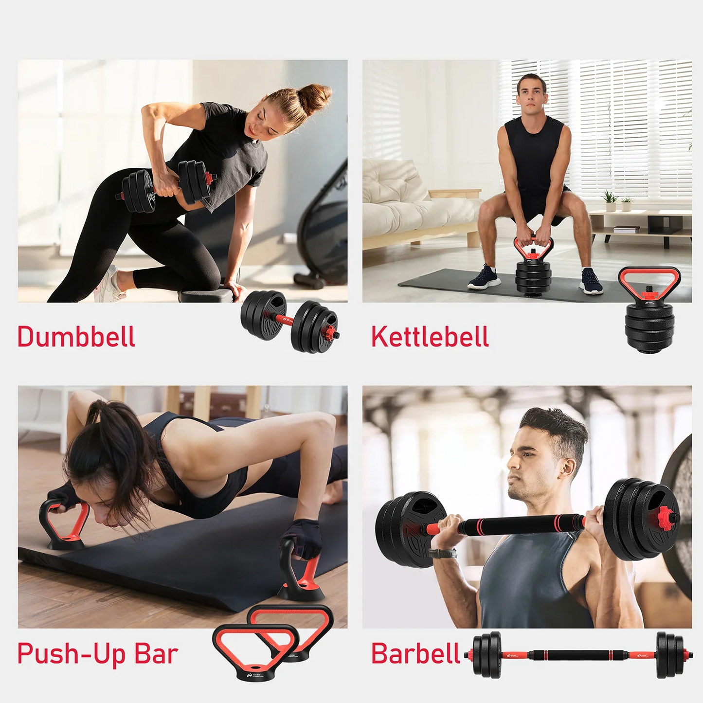 3 In 1 Dumbbells Set