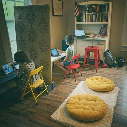 Round Meditation Floor Cushion