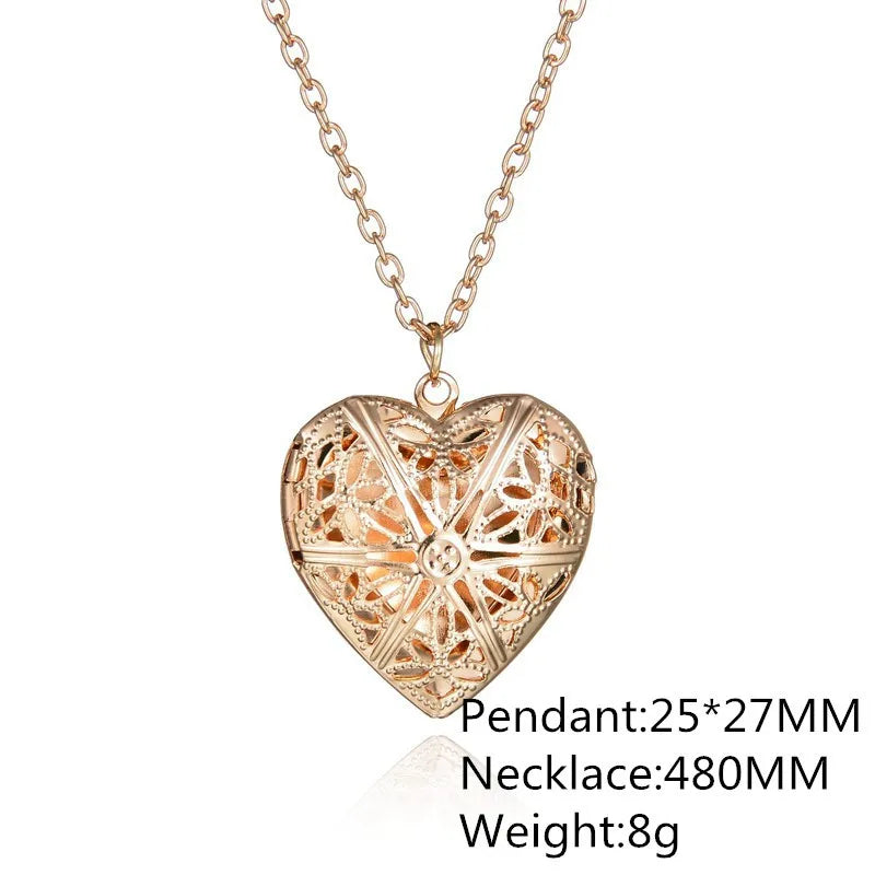 Sweet Peach Heart Love Chain