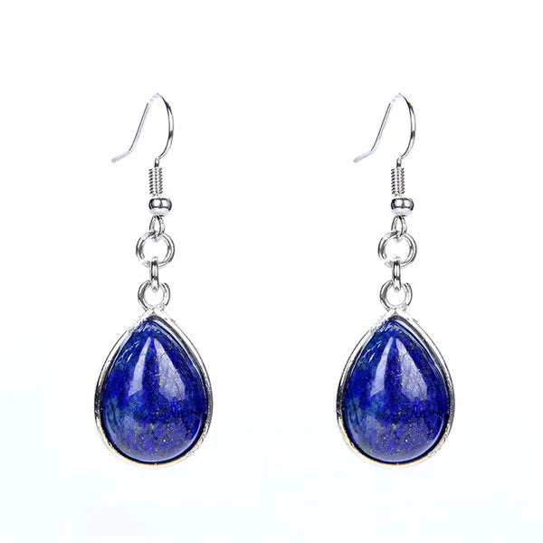 Women Stone Water Drop Earrings