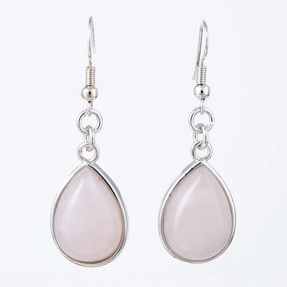 Women Stone Water Drop Earrings