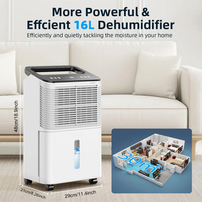 Dehumidifier For Bedroom 16 L