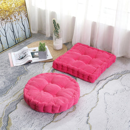 Tufted Round Floor Cushion