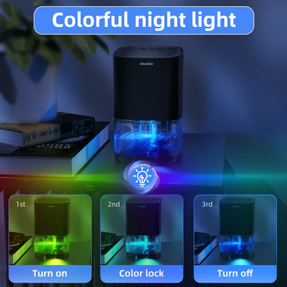 1Pc 1000Ml Portable Dehumidifier For