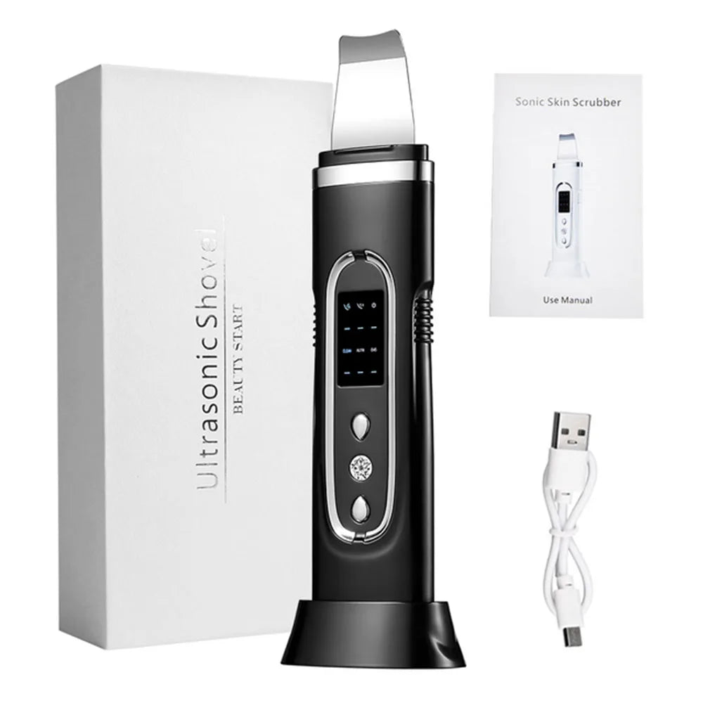 Ultrasonic Skin Scrubber Electric Facial