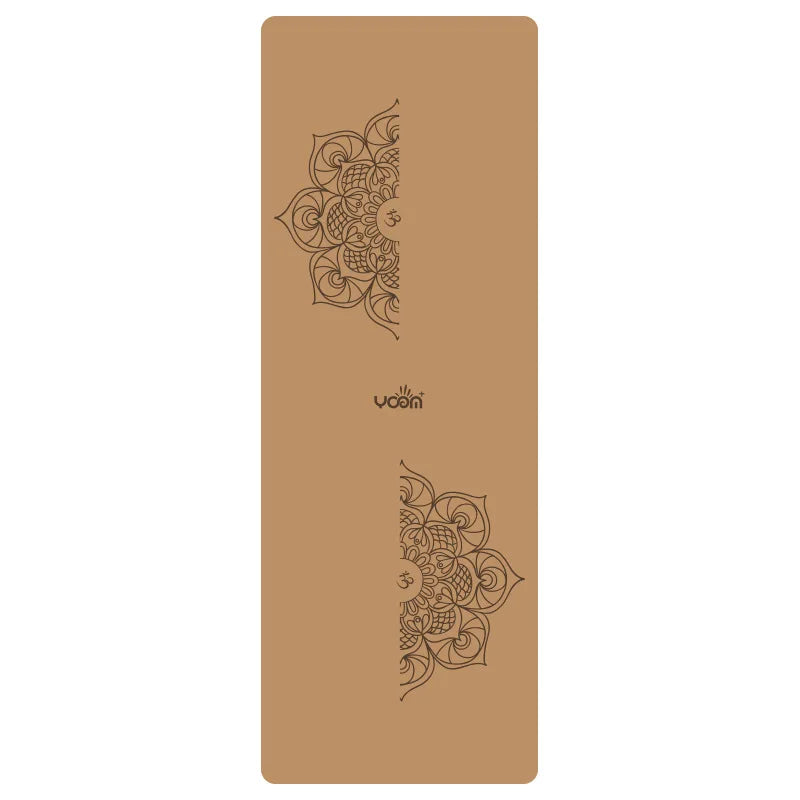 Natural Rubber Cork Yoga Mat