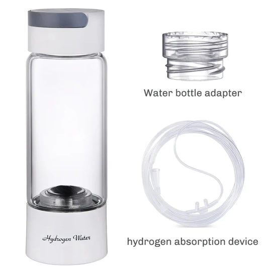 Luxury Hydrogen Water Bottle – Dual-Chamber Ionizer for Pure Hydration