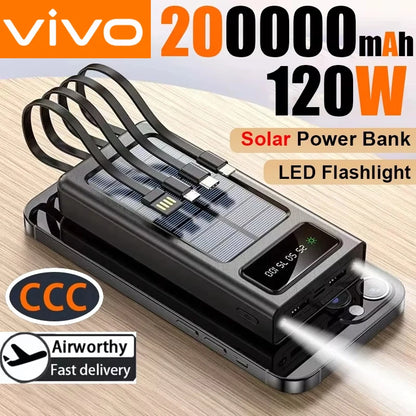 Vivo 200000Mah Solar Power 3C