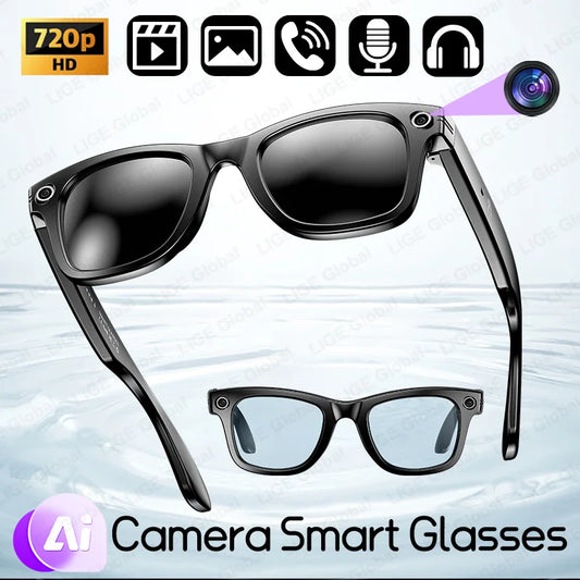 Lige Camera Smart Sunglasses Video