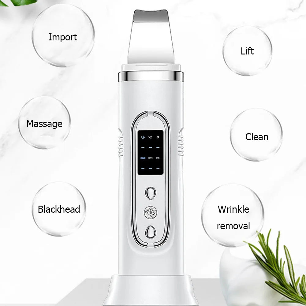 Ultrasonic Skin Scrubber Electric Facial