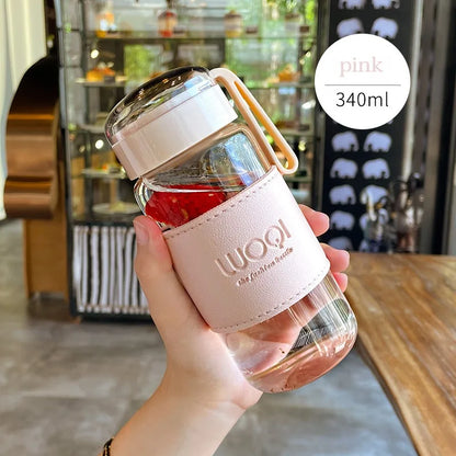340Ml 480Ml Portable Glass Bottle