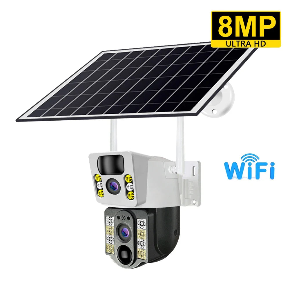 8Mp 4K Wireless Solar Camera