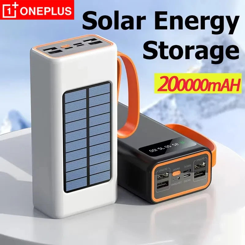 Oneplus 200000Mah Thicken Solar Power