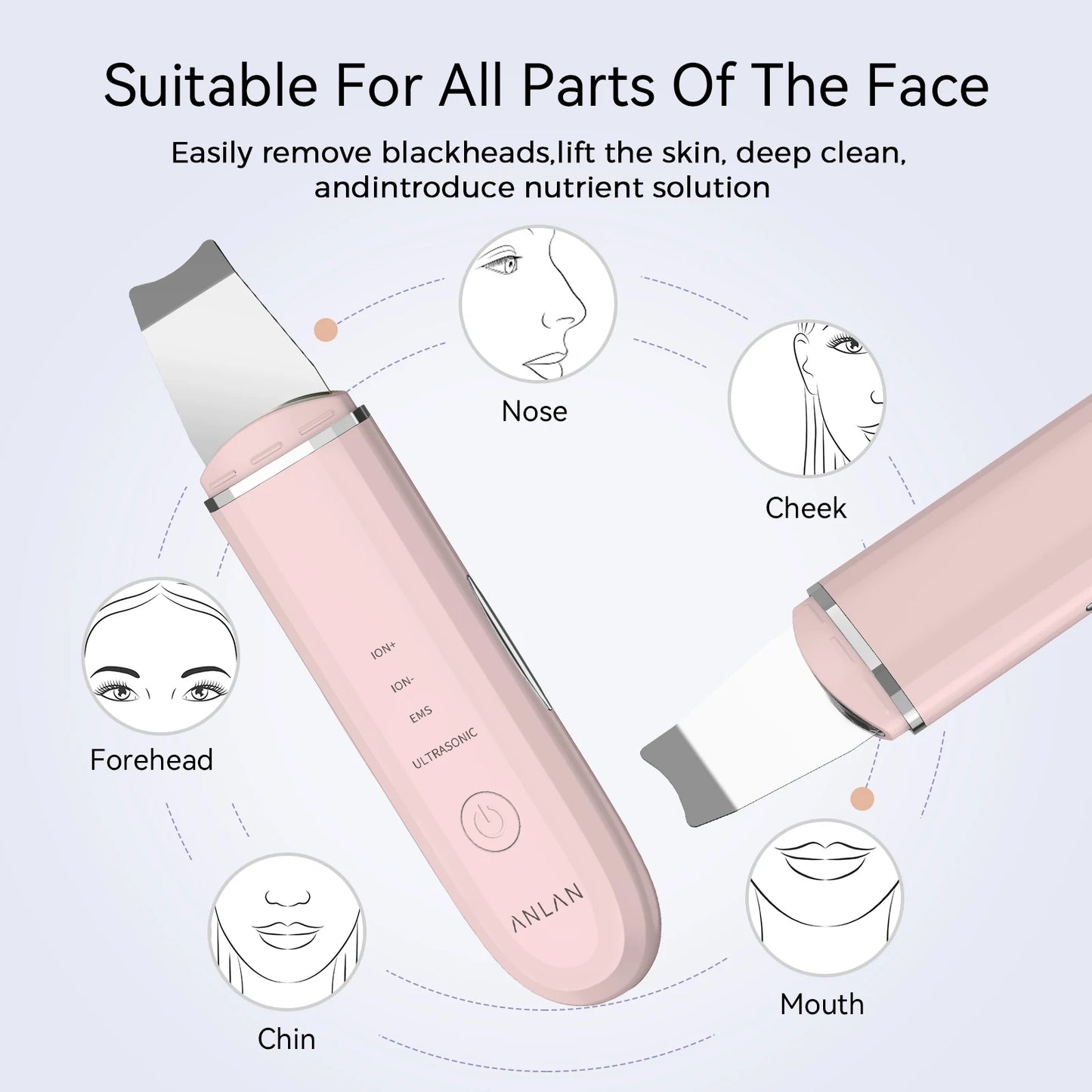 Anlan Ultrasonic Skin Scrubber Deep