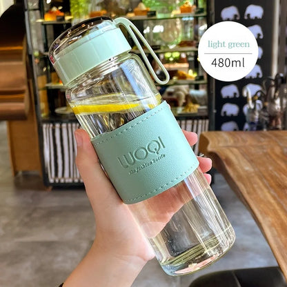 340Ml 480Ml Portable Glass Bottle