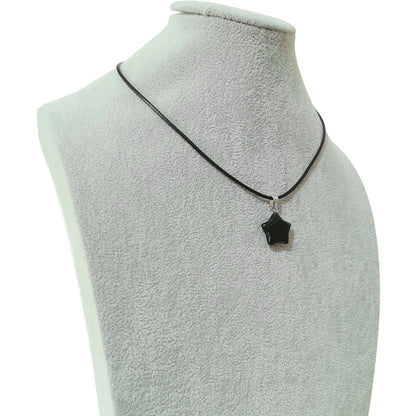 Pentagram Star Crystal Pendant Necklace