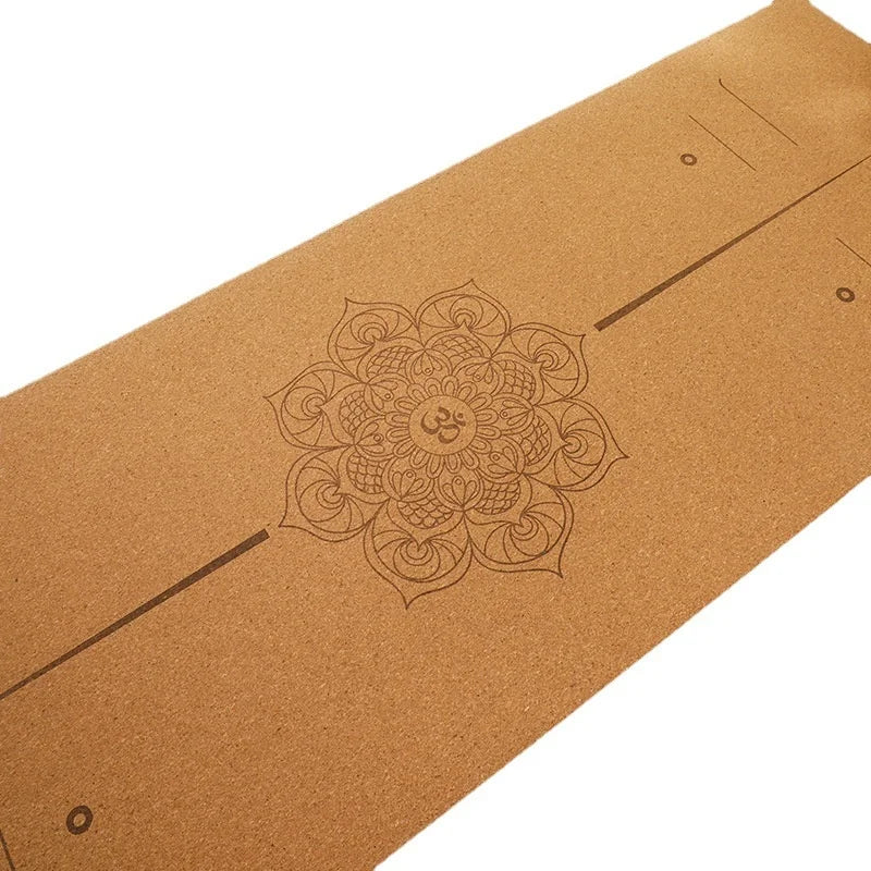 Natural Rubber Cork Yoga Mat