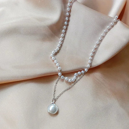 Pearl Dainty Adjustable Double Layer