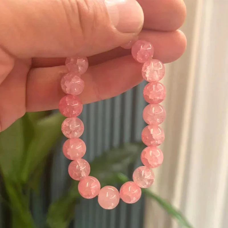 Pink Crystal Quartz Natural Stone
